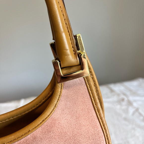 Gucci Jackie Bag Pink Suede and Leather- Vintage - Picture 13 of 13